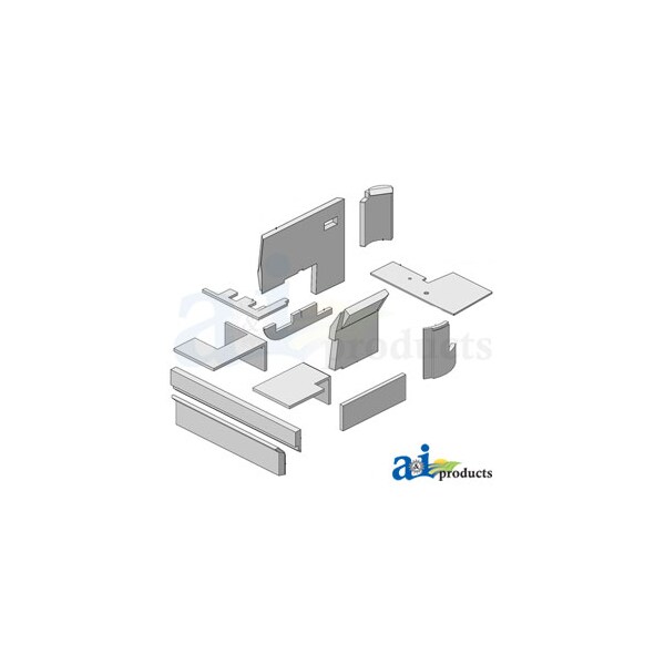 Cab Upholstery Kit (4WD) 48.5" x35" x5.5"
